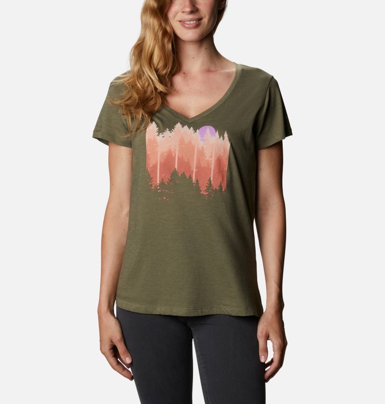 Green Women's Daisy Days T-Shirt | LBHZQN-589 - Columbia Outlet Store
