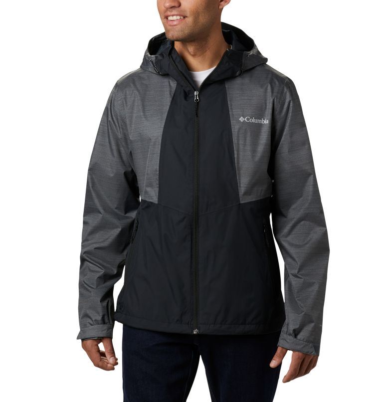 Black White Men's Inner Limits II Rain Jacket | KSHPJI-701 - Columbia Outlet Store