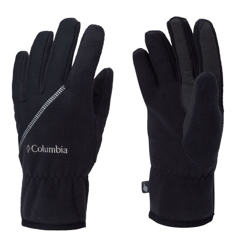 Black Women's Wind Bloc Gloves | AYHFVT-027 - Columbia Outlet Store