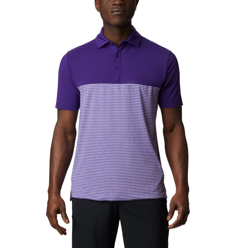 Azul Men's Omni-Wick Polo | UYHJCX-280 - Columbia Outlet Store