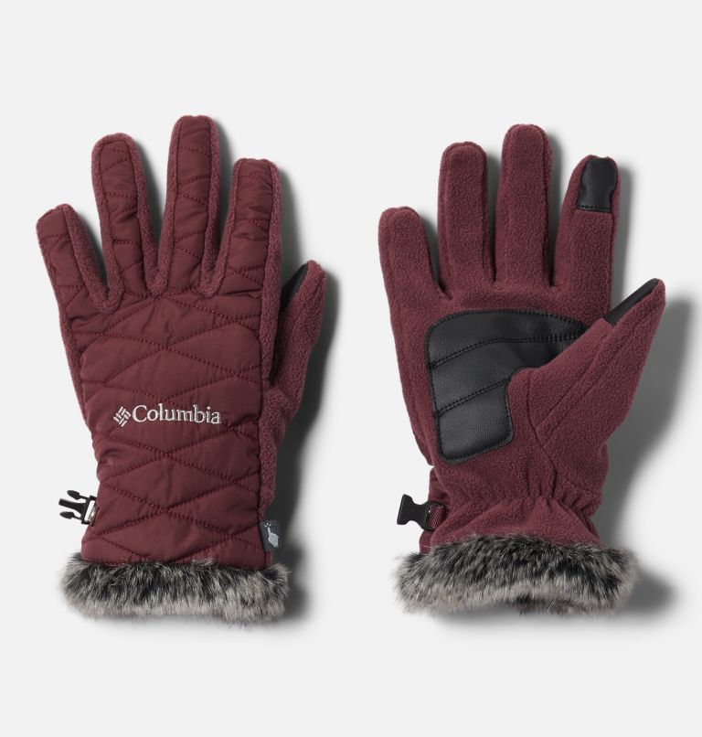 Red Women's Heavenly Gloves | QGHDNE-503 - Columbia Outlet Store