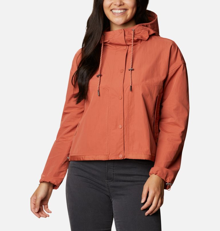 Beige Women's Day Trippin Windbreaker | QNGFYU-513 - Columbia Outlet Store