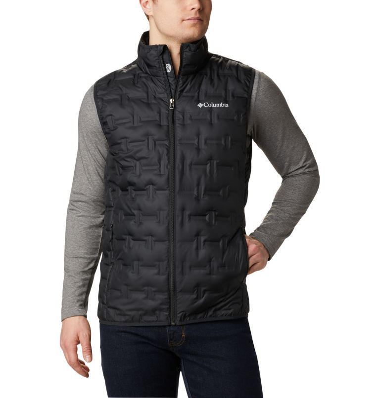 Navy Men's Delta Ridge Vest | JMZYUK-391 - Columbia Outlet Store