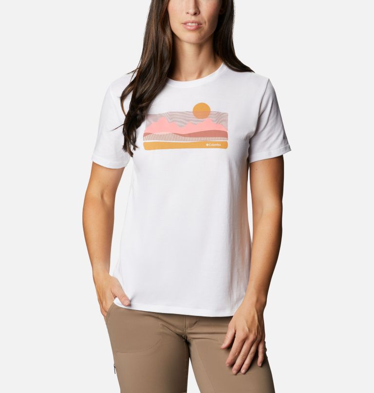 Orange Women's Sun Trek T-Shirt | EFBSNX-476 - Columbia Outlet Store