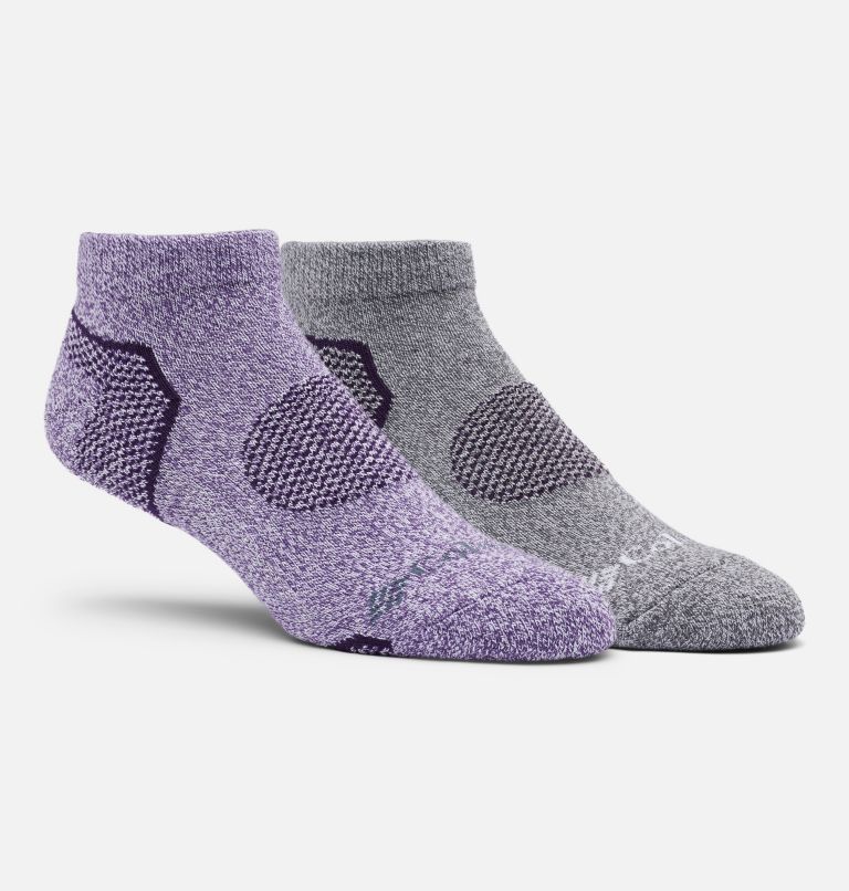 Purple Grey Women's Balance Point Socks | PRKJEC-905 - Columbia Outlet Store