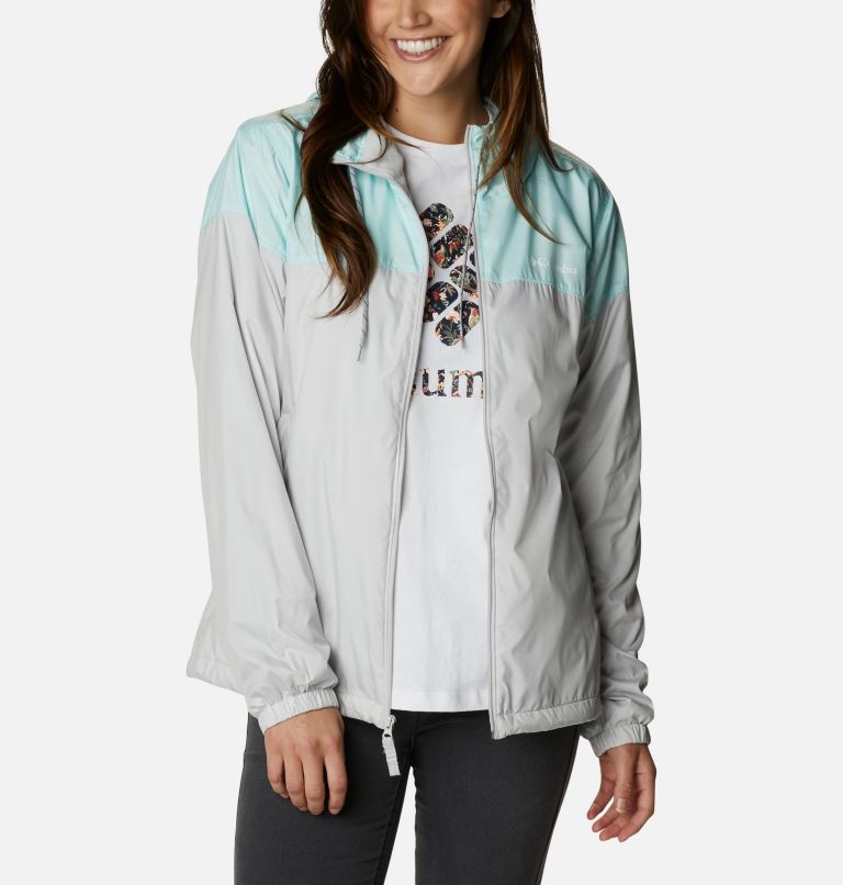 Grey Women's Flash Forward Windbreaker | USGDXC-876 - Columbia Outlet Store