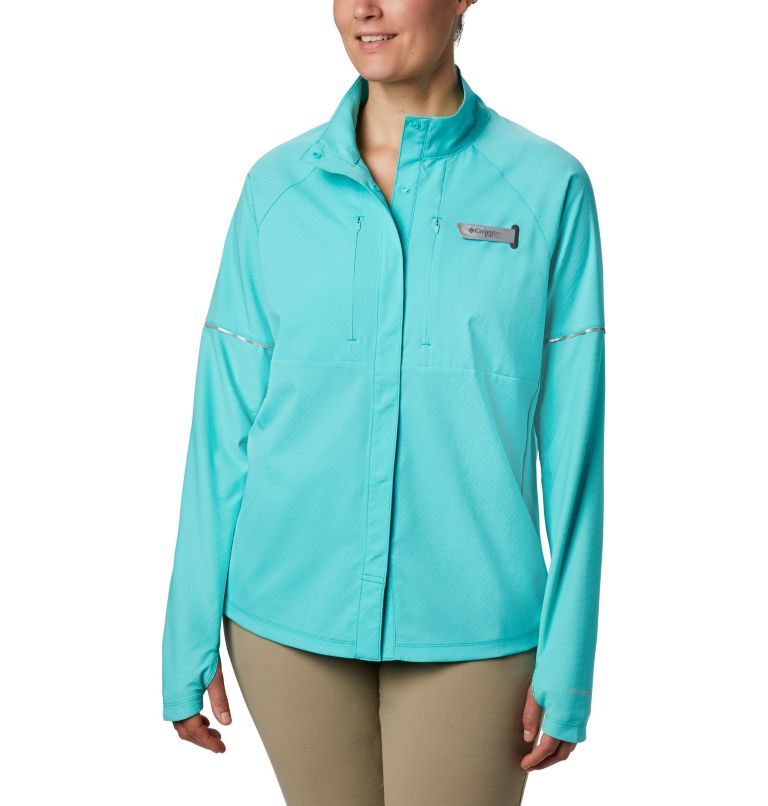 Pink Women's PFG Ultimate Shirts | CLQNFI-657 - Columbia Outlet Store