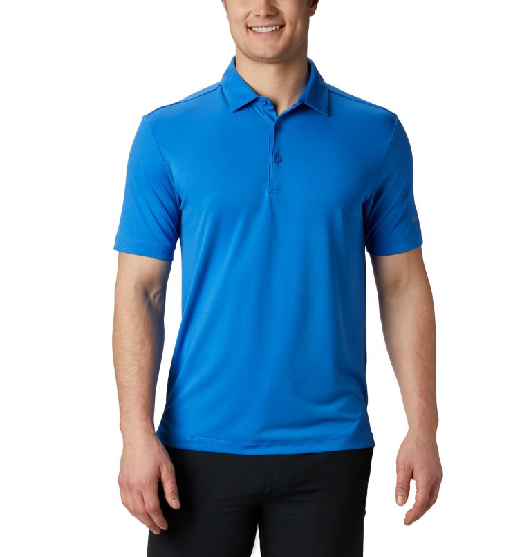 Azul Men's Omni-Wick Polo | UYHJCX-280 - Columbia Outlet Store