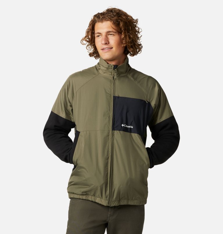 Green Black Men's Minam River Windbreaker | QIBPXS-865 - Columbia Outlet Store