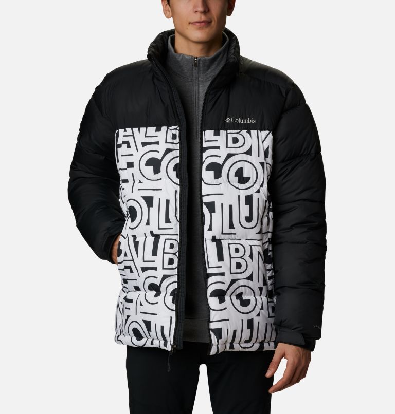 White Black Men's Pike Lake Insulated Jacket | QVNEBF-748 - Columbia Outlet Store