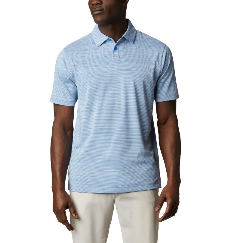 Azul Men's Omni-Wick Polo | UYHJCX-280 - Columbia Outlet Store