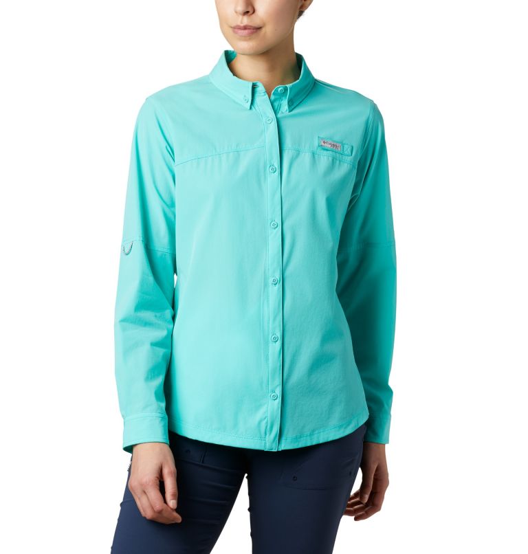 Grey Women's Coral Point Shirts | JKSVGF-876 - Columbia Outlet Store