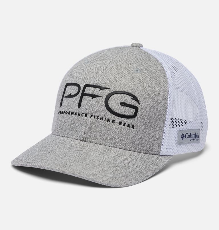 Brown Khaki Men's PFG Mesh Snap Back Baseball Cap Hats | NSEKGW-069 - Columbia Outlet Store