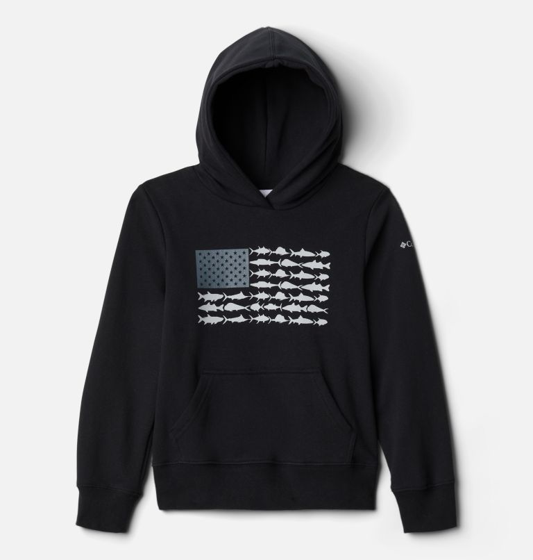 Navy Red Kids' PFG Hoodies | QLXDTC-621 - Columbia Outlet Store