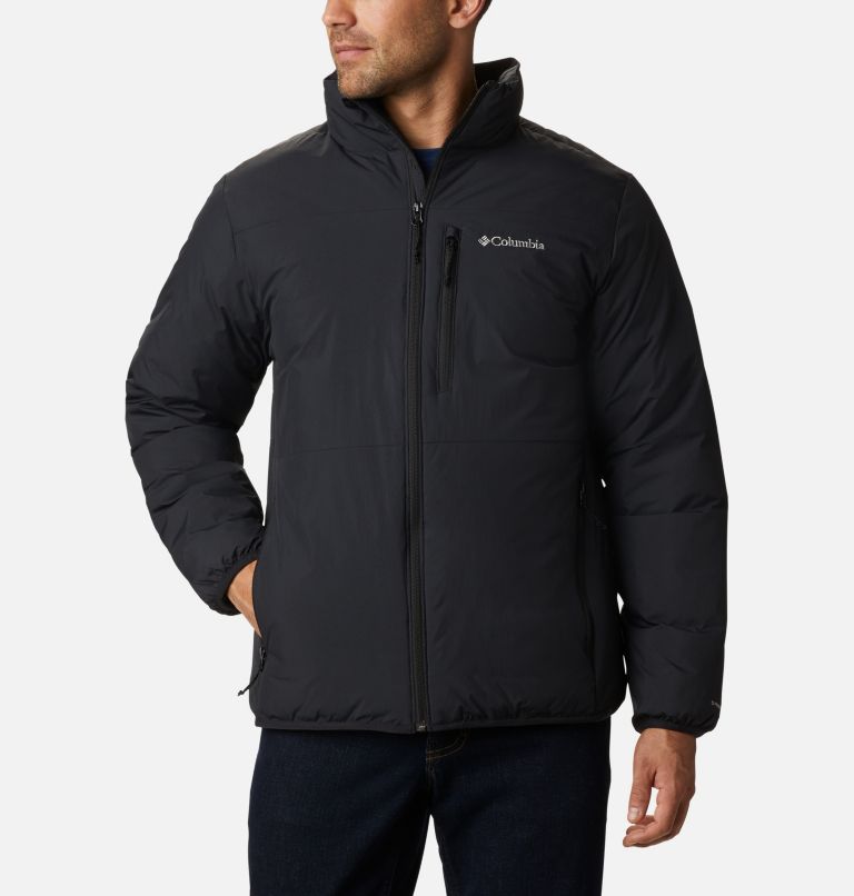 Black Men's Grand Wall Insulated Jacket | EGULVF-317 - Columbia Outlet Store