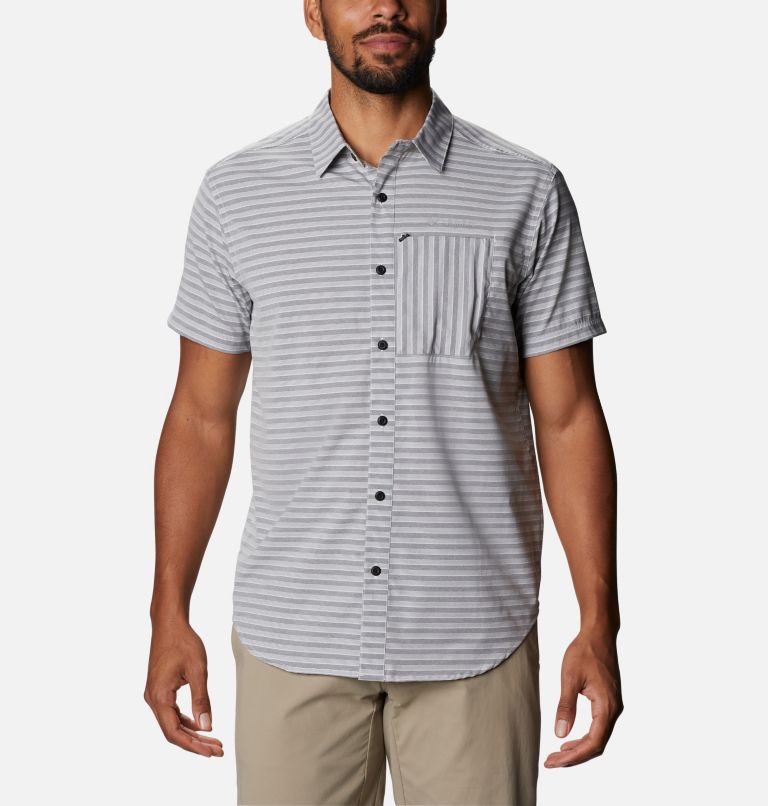 Black Men's Twisted Creek II Shirts | CYKPRX-536 - Columbia Outlet Store