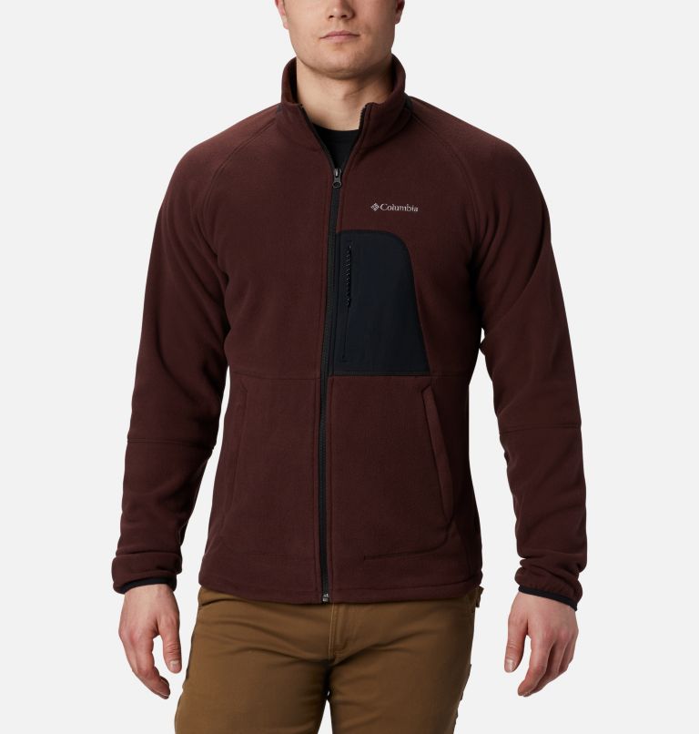 Red Black Men's Rapid Expedition Fleece Jacket | RSEIJG-935 - Columbia Outlet Store