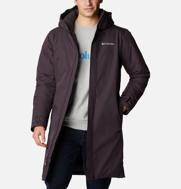 Black Men's Blizzard Fighter Parkas | ZCKBNL-386 - Columbia Outlet Store
