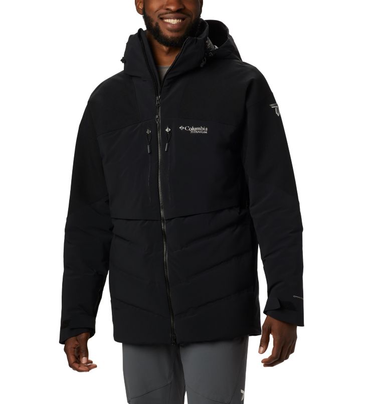 Black Men's Powder Keg II Parkas | CVLUQZ-153 - Columbia Outlet Store