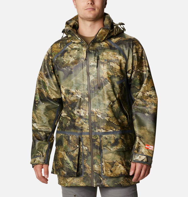 Green Men's OutDry Parkas | FVQIZB-438 - Columbia Outlet Store
