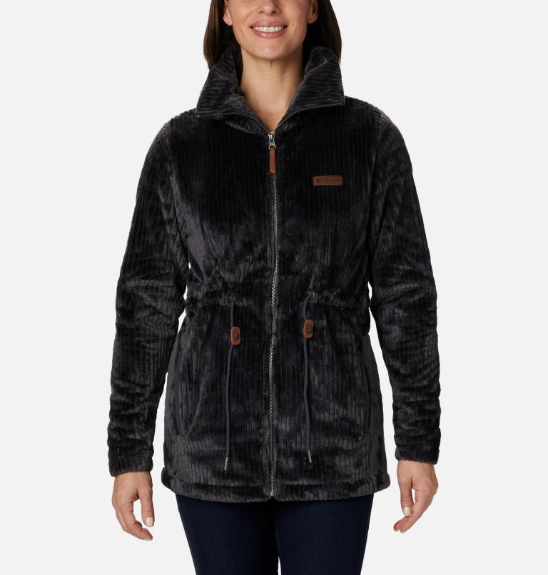 Black Women's Fireside Sherpa Fleece Jacket | XGFMHL-608 - Columbia Outlet Store
