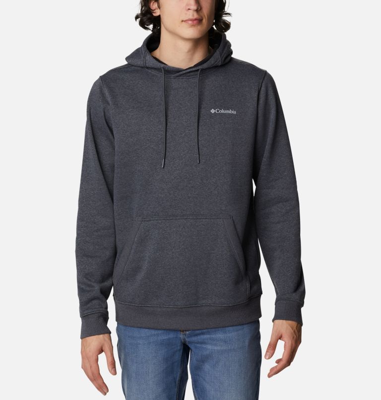 Black Men's CSC Basic Logo Hoodies | VHDBGQ-358 - Columbia Outlet Store
