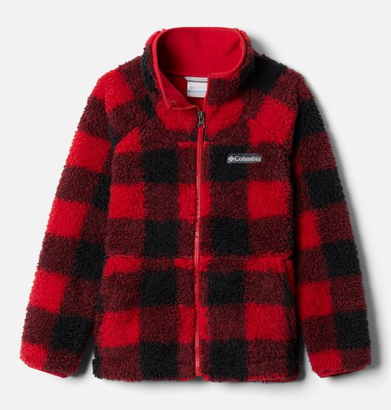 Red Kids' Winter Pass Sherpa Fleece Jacket | BTLVFQ-813 - Columbia Outlet Store