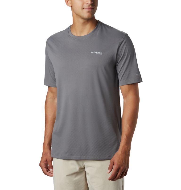 Blue Men's PFG Zero Rules T-Shirt | EMOUXA-642 - Columbia Outlet Store