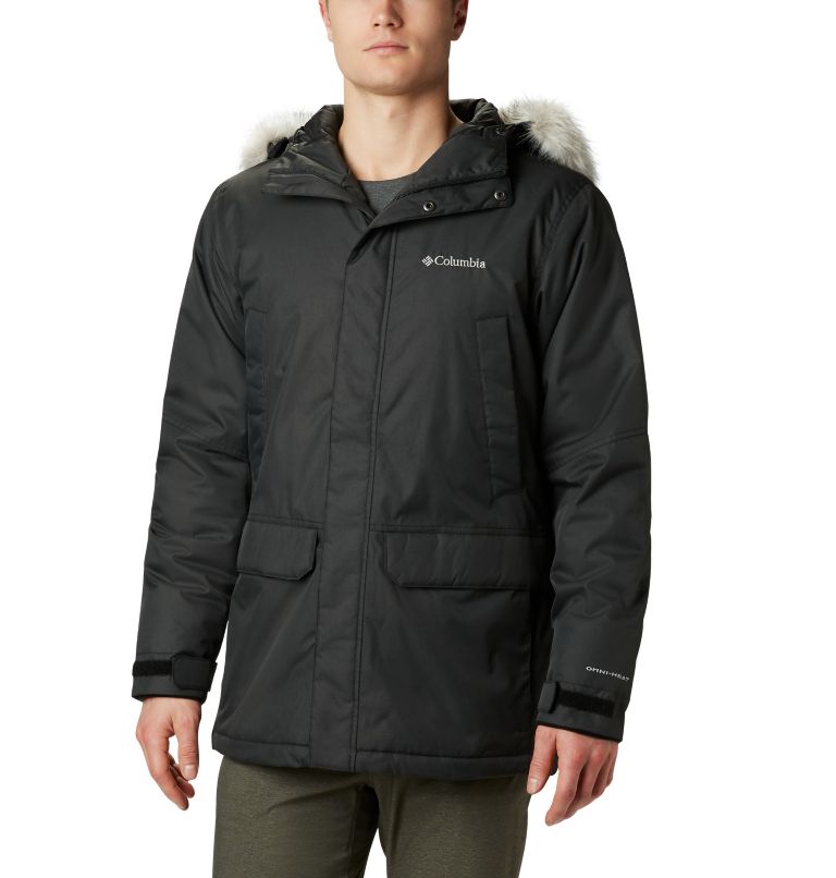 Navy Men's Penns Creek II Parkas | QLTHMI-354 - Columbia Outlet Store