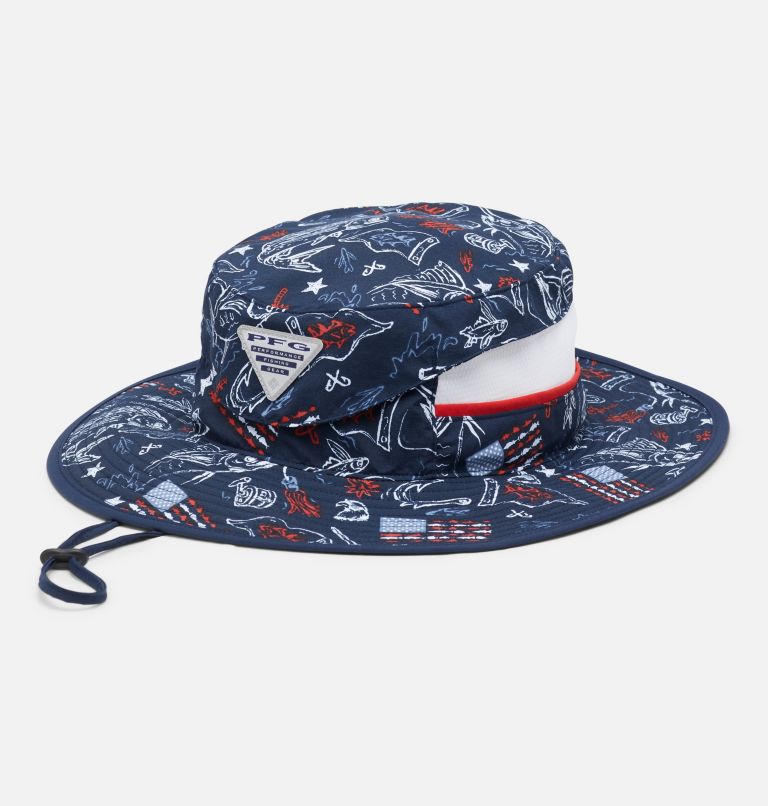 Navy Men's PFG Super Backcast Baseball Cap Hats | LWPEFD-791 - Columbia Outlet Store