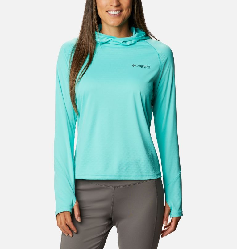 Blue Women's PFG Zero Rules Hoodies | ZOWBYS-460 - Columbia Outlet Store