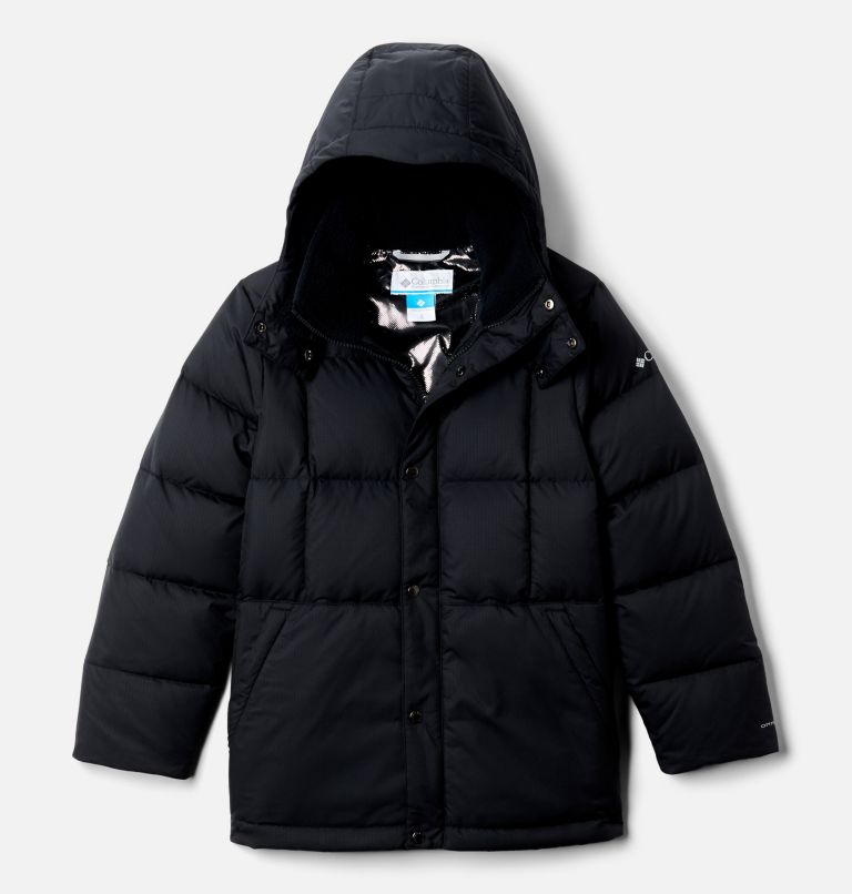 Black Kids' Forest Park Puffer Jacket | NGIECH-475 - Columbia Outlet Store