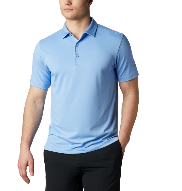 Azul Men's Omni-Wick Polo | UYHJCX-280 - Columbia Outlet Store