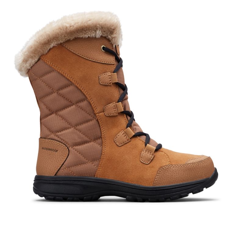 Brown Black Women's Ice Maiden II Boots | QSPJLR-538 - Columbia Outlet Store