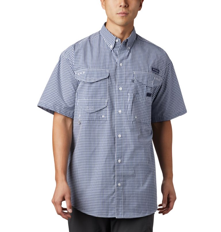 Green Men's PFG Super Bonehead Fishing Shirts | PJDIKW-853 - Columbia Outlet Store