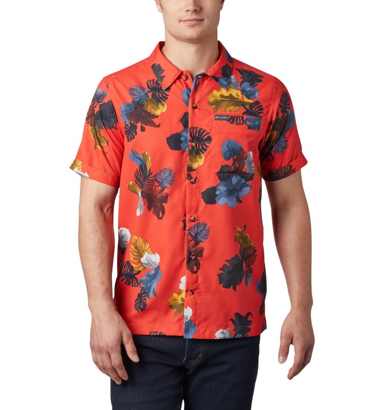 Multicolor Men's Outdoor Elements Shirts | FIJWLK-142 - Columbia Outlet Store