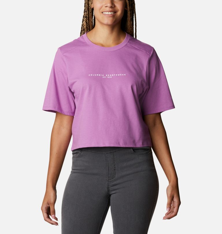 Orange Women's Sun Trek T-Shirt | EFBSNX-476 - Columbia Outlet Store