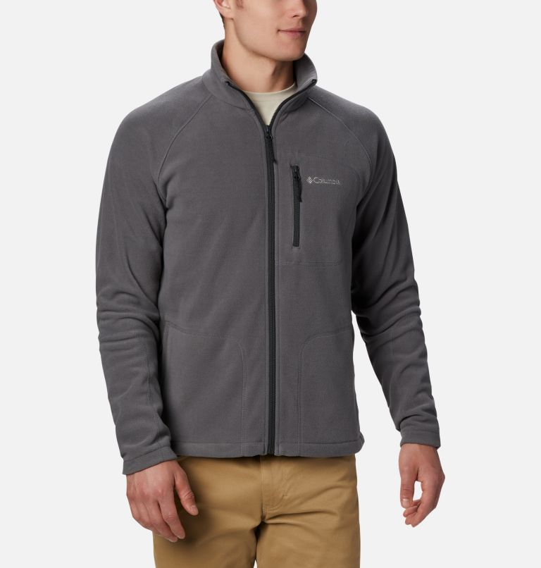 Grey Men's Fast Trek II Fleece Jacket | SQJPDK-739 - Columbia Outlet Store