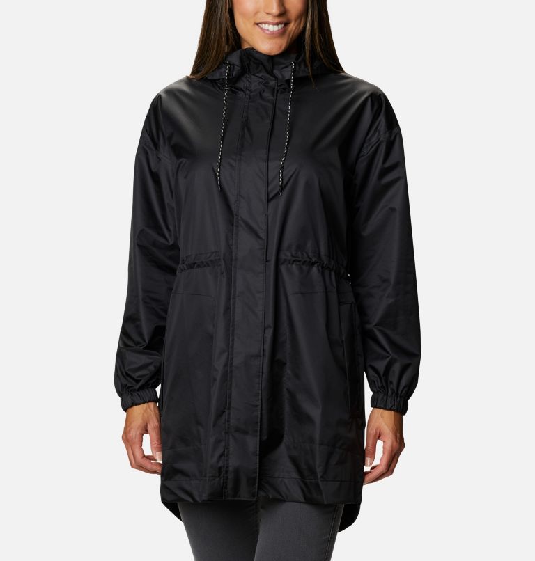 Green Women's Splash Side Rain Jacket | PAGFVE-091 - Columbia Outlet Store