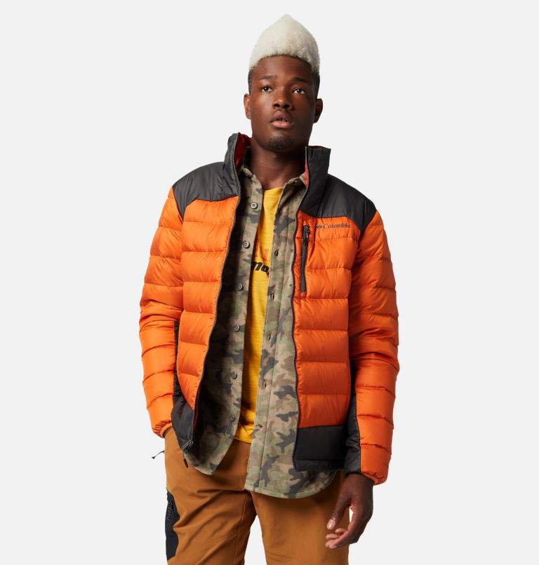 Navy Men's Autumn Park Down Jacket | CXLGQR-689 - Columbia Outlet Store