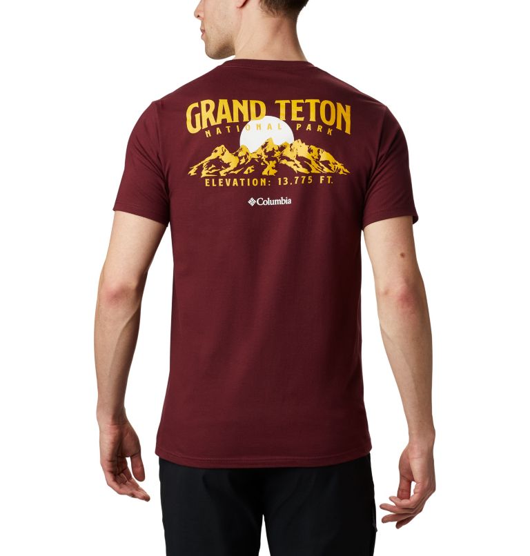 Black Men's Teton T-Shirt | XSZIDB-057 - Columbia Outlet Store