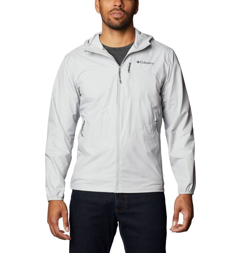 Grey Men's Springs Windbreaker | UVBQXL-346 - Columbia Outlet Store