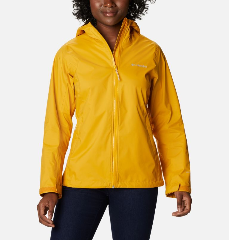Red Women's EvaPOURation Rain Jacket | RQLGFP-154 - Columbia Outlet Store
