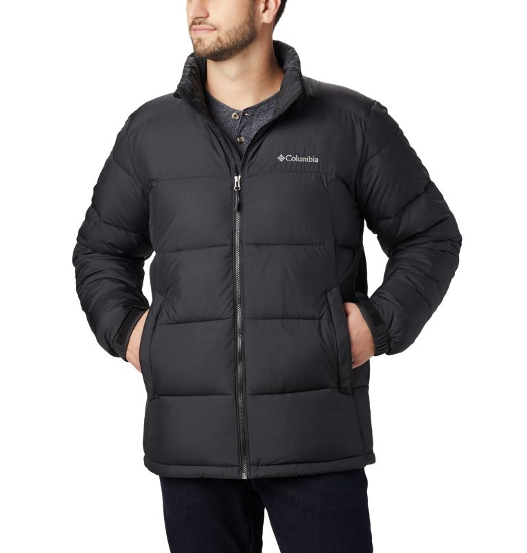 White Black Men's Pike Lake Insulated Jacket | QVNEBF-748 - Columbia Outlet Store