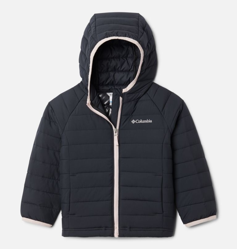 Black Kids' Powder Lite Puffer Jacket | OVTFWX-908 - Columbia Outlet Store