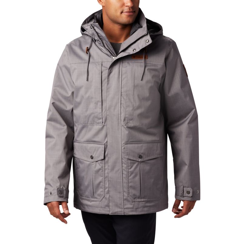 Grey Men's Horizons Pine Interchange 3 In 1 Jacket | WUMSGH-420 - Columbia Outlet Store