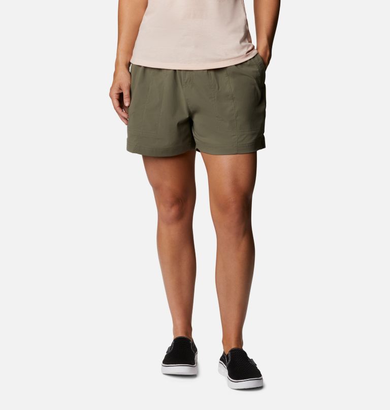 Black Women's Uptown Crest Shorts | TNQVXP-832 - Columbia Outlet Store