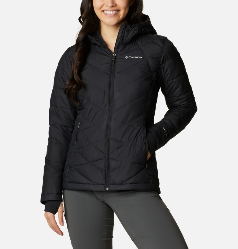 Black Women's Heavenly Hooded Jacket | RAIUWH-341 - Columbia Outlet Store