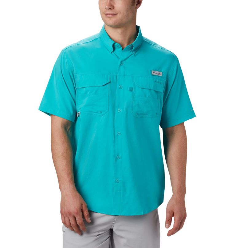 Green Men's PFG Blood and Guts III Shirts | TBIOWK-523 - Columbia Outlet Store