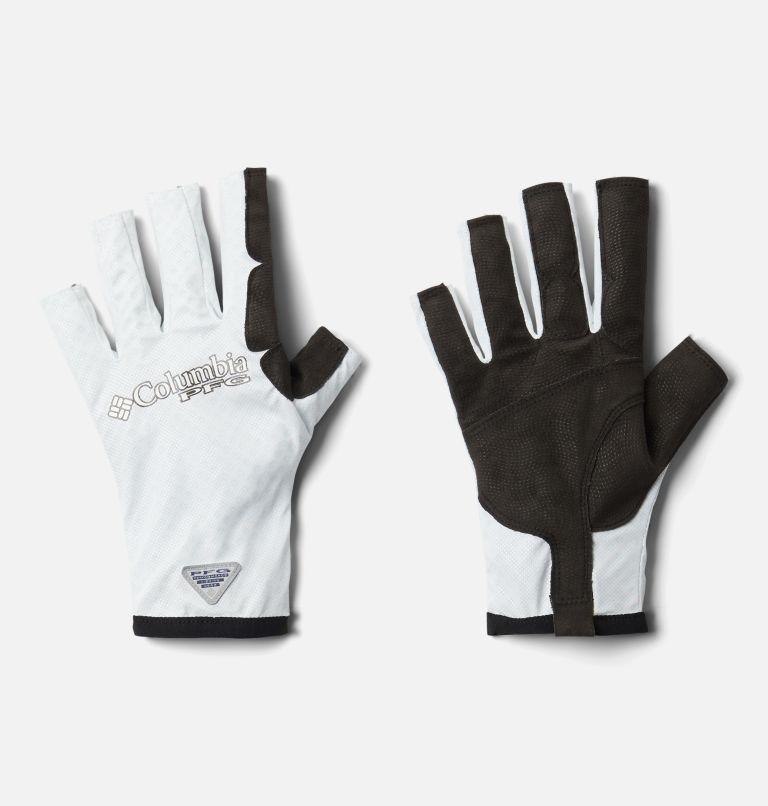 White Men's Terminal Deflector Zero Gloves | ZPBGXM-680 - Columbia Outlet Store